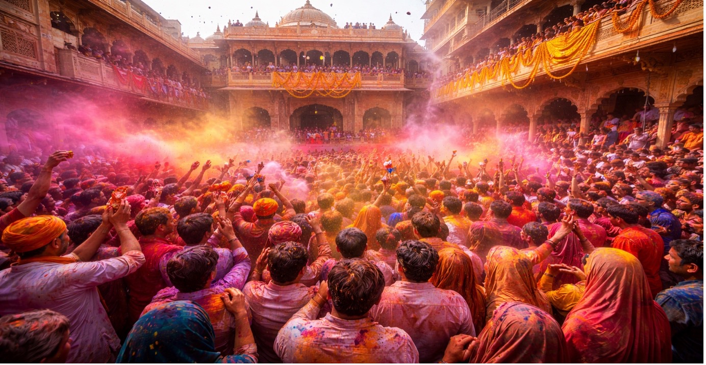 Rangbharni Ekadashi Vrindavan 2026 Darshan Travel Guide